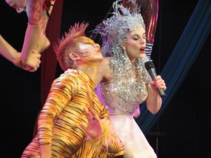 Katharine Kramer  Performs "Bless The Beasts And Children" with Nathalie Yves Gaultier's LE PETIT CIRQUE 