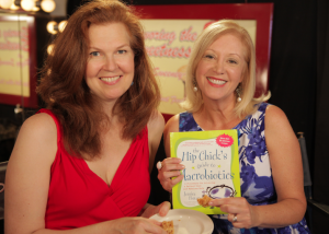 Healthy Hip Chick Jessica Porter and host Peggy Sweeney-McDonald