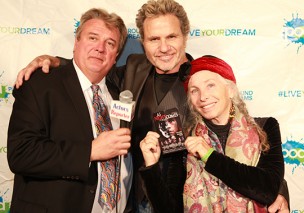 Host Kurt Kelly, actor Martin Kove, Producer Pepper Jay