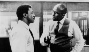 Carl Weathers and Bill Duke in Action Jackson (1988) 