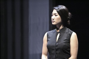 Kara Wang plays Vice Minister of Culture Xi Yan in East West Players theatrical production of CHINGLISH written by David Henry Hwang.  