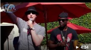 Eric Zuley and Sam Sarpong rap for Pepper Jay