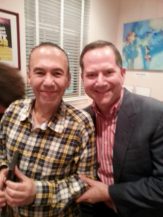 With Gilbert Gottfried