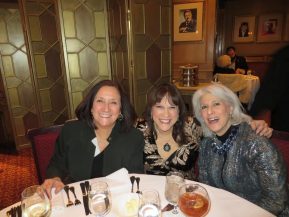 George's sponsors Nancy Lombardo and Fran Capo with Jamie DeRoy